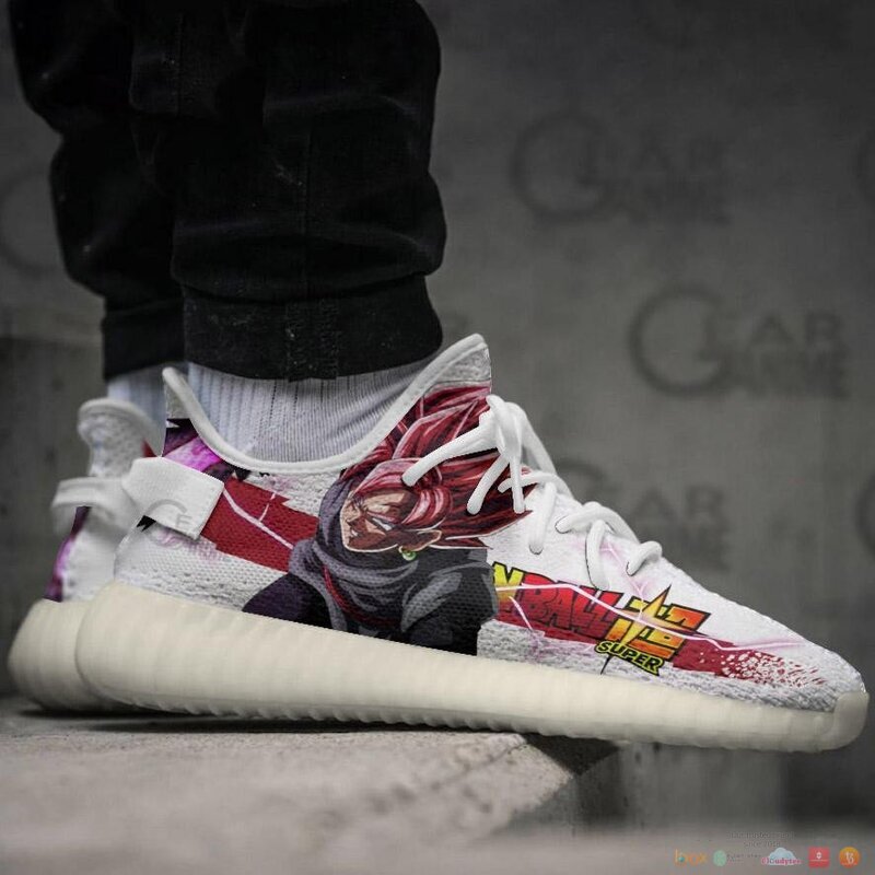 Goku Black Rose Anime Dragon Ball yeezy shoes 4 Goku Black Rose Anime Dragon Ball yeezy sneaker 1 2 3