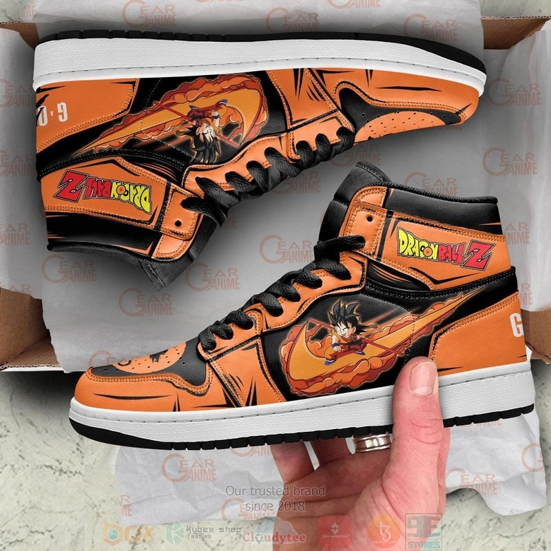 Goku Flying Nimbus Kintoun Dragon Ball Anime Air Jordan High Top Sneaker Shoes 2 Goku Flying Nimbus Kintoun Dragon Ball Anime Air Jordan High Top Shoes 1