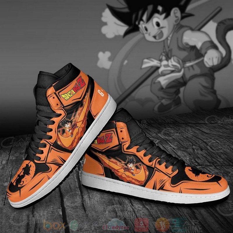 Goku Flying Nimbus Kintoun Dragon Ball Anime Air Jordan High Top Sneaker Shoes 5 Goku Flying Nimbus Kintoun Dragon Ball Anime Air Jordan High Top Shoes 1 2 3 4