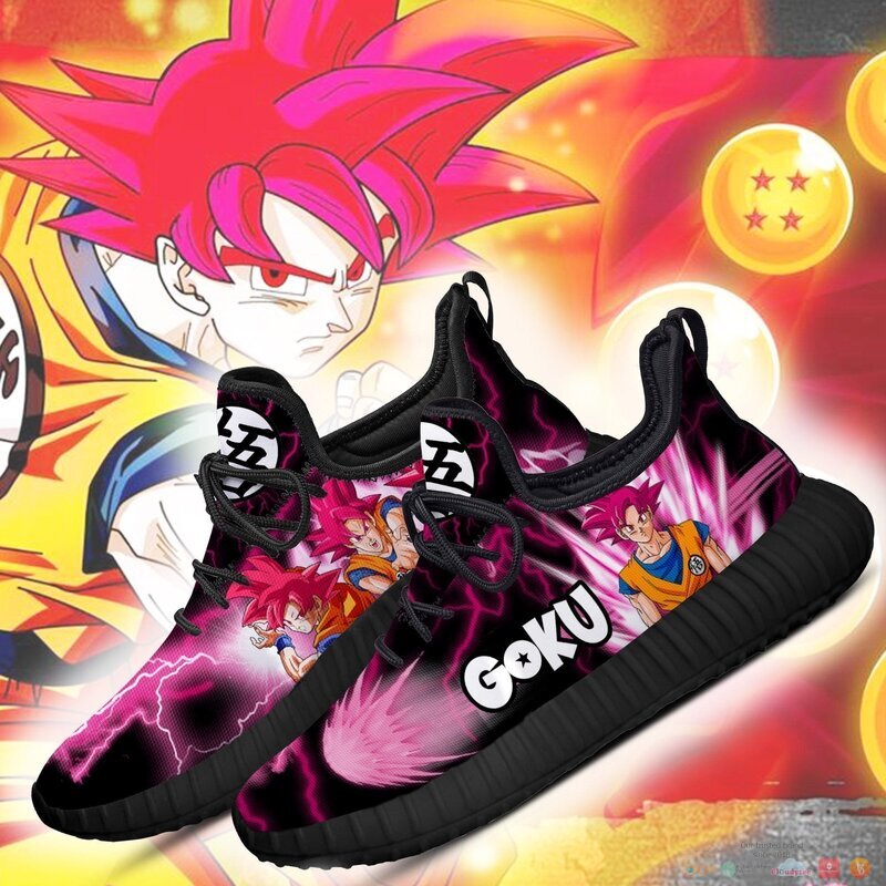 Goku God Dragon Ball Anime reze shoes 2 Goku God Dragon Ball Anime reze sneaker 1