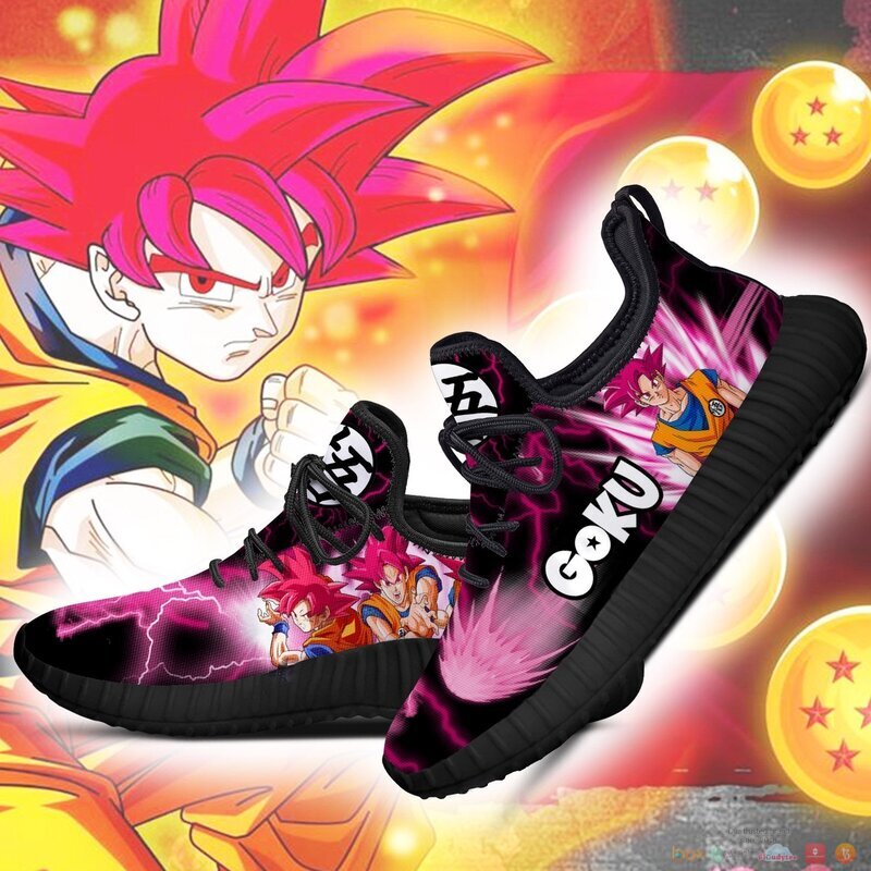 Goku God Dragon Ball Anime reze shoes 4 Goku God Dragon Ball Anime reze sneaker 1 2 3