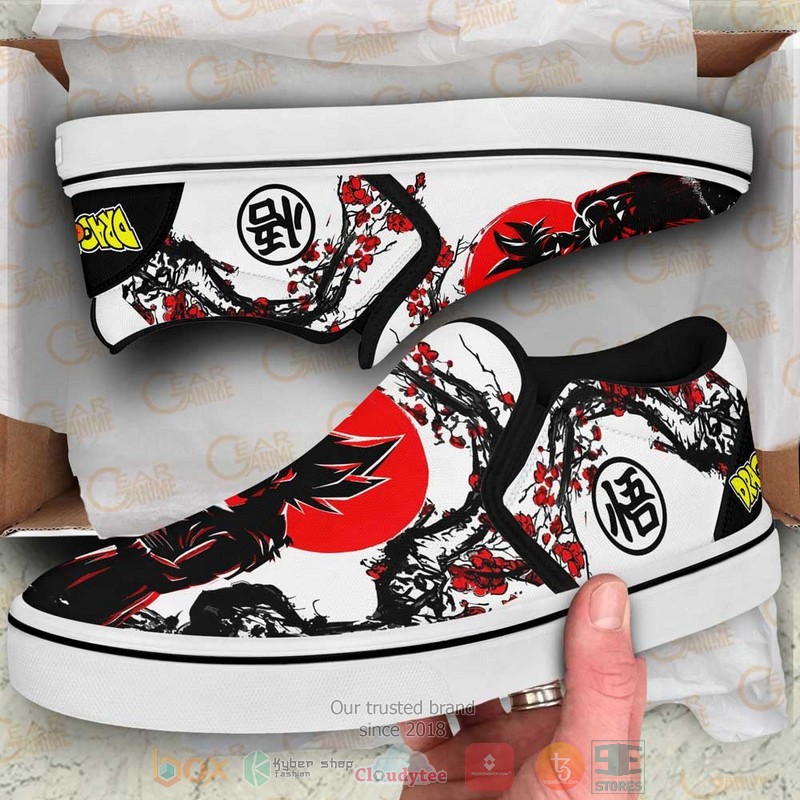 Goku Japan Style Anime Dragon Ball Slip On Shoes 1
