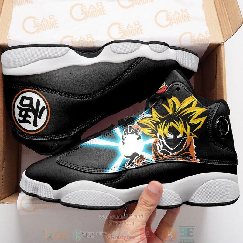 Goku Kanji Symbol Anime Dragon Ball Air Jordan 13 Sneaker Shoes 2 Goku Kanji Symbol Anime Dragon Ball Air Jordan 13 Shoes 1