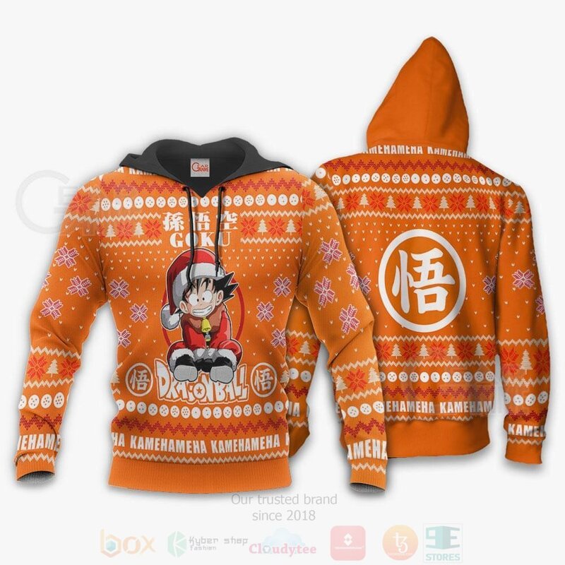 BEST Goku Kid Dragon Ball Anime 3D Hoodie, T-Shirt 3 Goku Kid Dragon Ball Anime 3D Hoodie Shirt 1 2