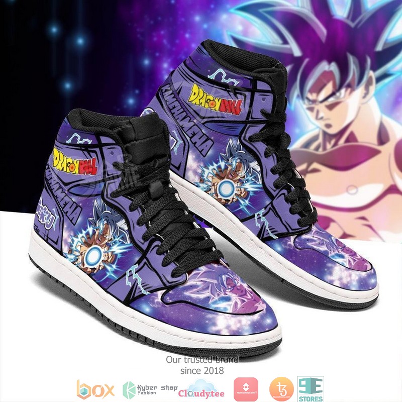 Goku Ultra Instinct Anime Dragon Ball Air Jordan High top shoes 1
