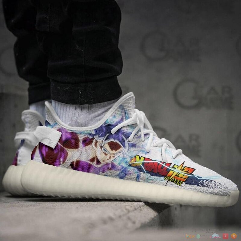 Goku Ultra Instinct Dragon Ball Anime yeezy shoes 4 Goku Ultra Instinct Dragon Ball Anime yeezy sneaker 1 2 3