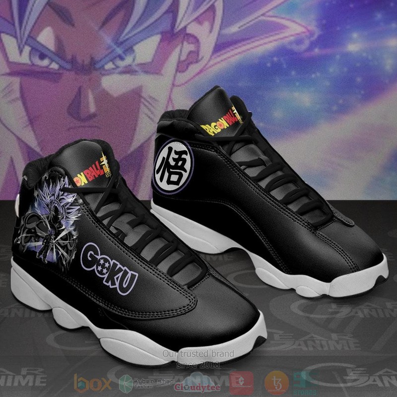 Goku Ultra Instinct Kanji Anime Dragon Ball Air Jordan 13 Sneaker Shoes 4 Goku Ultra Instinct Kanji Anime Dragon Ball Air Jordan 13 Shoes 1 2 3