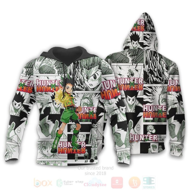 BEST Gon Hunter X Hunter HxH Anime Manga 3D Hoodie, T-Shirt 4 Gon Hunter X Hunter HxH Anime Manga 3D Hoodie Shirt 1 2 3