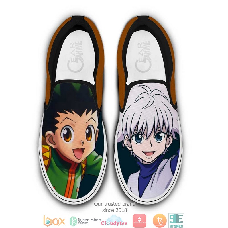 Gon Killua Anime Hunter x Hunter Slip On Sneakers Shoes