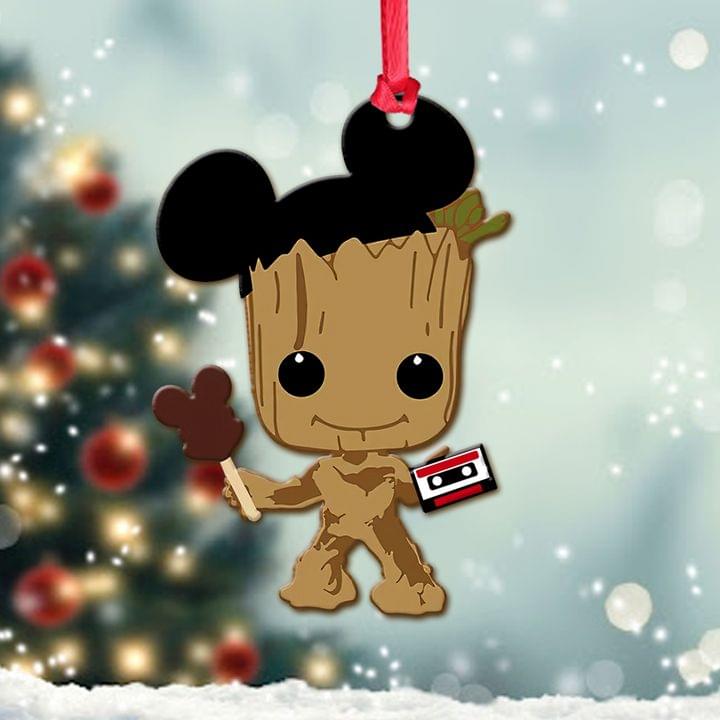 Groot Mickey Mouse Ornament