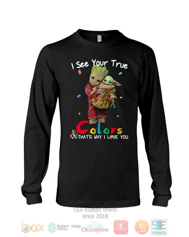 HOT Groot hug Baby Yoda I see your true colors that's why i love you 2d shirt, hoodie 6 Groot hug Baby Yoda I see your true colors thats why i love you 2d shirt hoodie 1 2 3 4 5