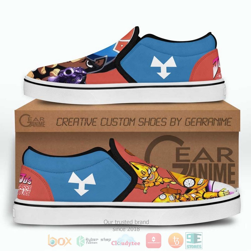 Guido Mista Anime JoJos Bizarre Adventure Slip On Shoes 1