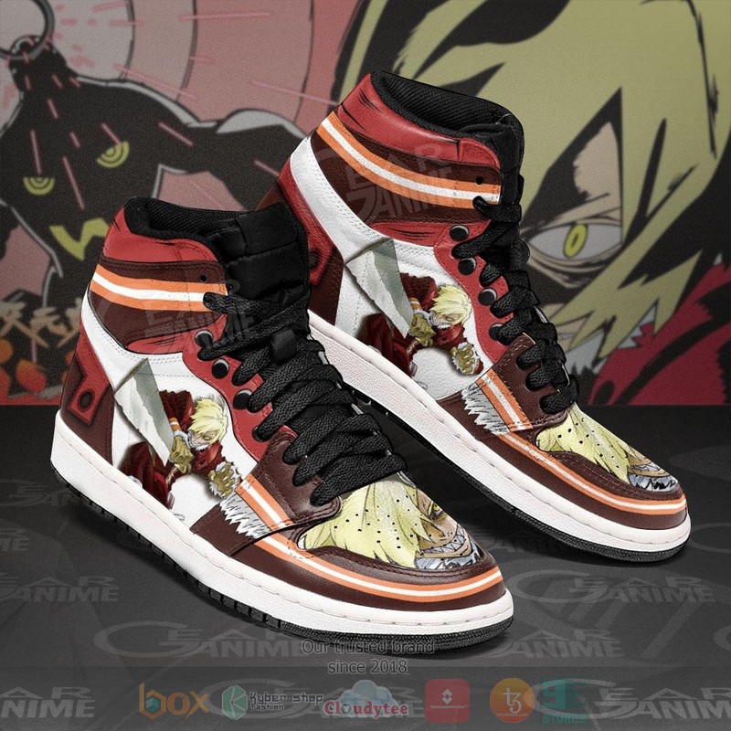 Gurren Lagann Viral Anime Air Jordan high top Sneaker Shoes 2 Gurren Lagann Viral Anime Air Jordan high top shoes 1