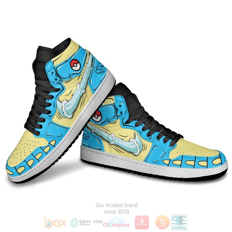 Gyarados Pokemon Anime Air Jordan high top Sneaker Shoes 3 Gyarados Pokemon Anime Air Jordan high top shoes 1 2
