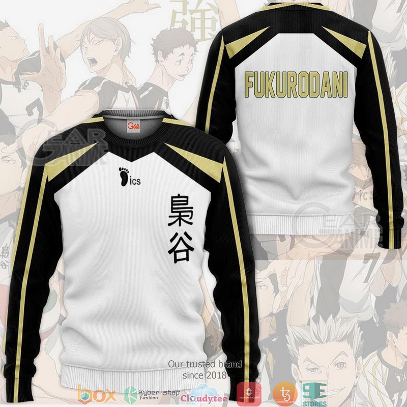 Haikyuu Fukurodani Academy Costume Anime 3d shirt hoodie 1