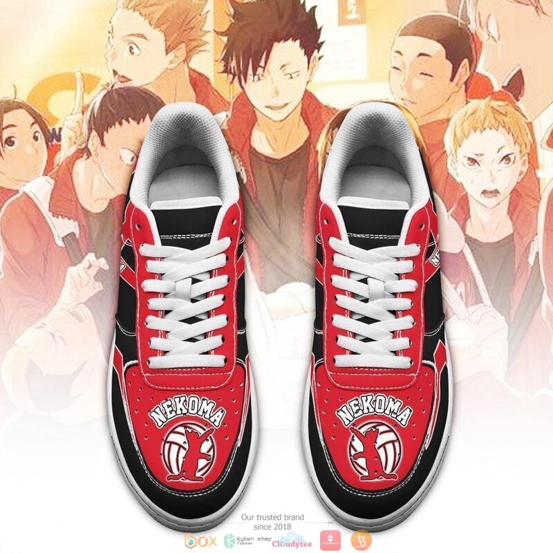 Haikyuu Nekoma High Uniform Haikyuu Anime Nike Air Force shoes 1