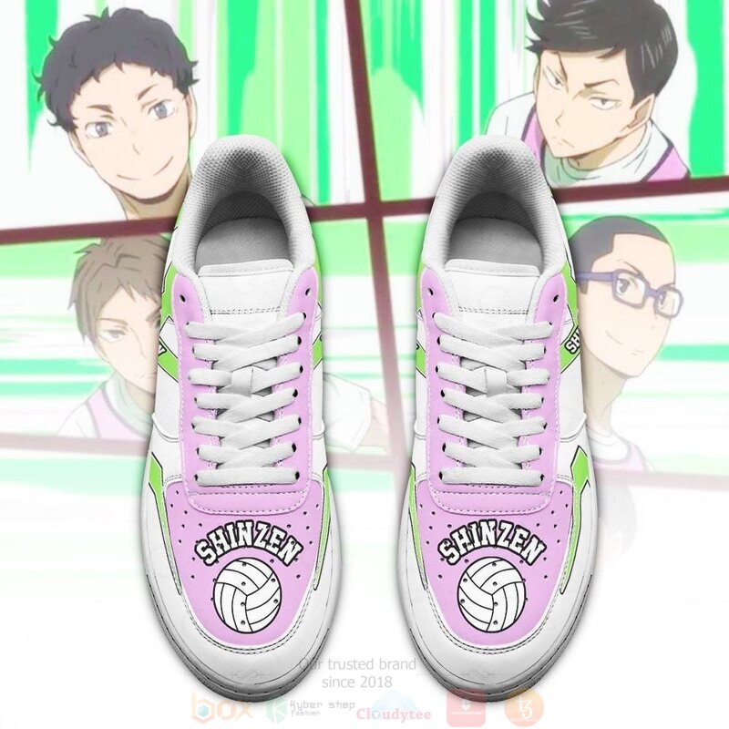 Haikyuu Shinzen High Uniform Haikyuu Anime Nike Air Force Shoes 1