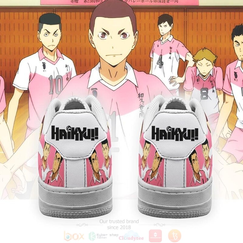 Haikyuu Wakutani South High Team Haikyuu Anime Nike Air Force Shoes 1 2