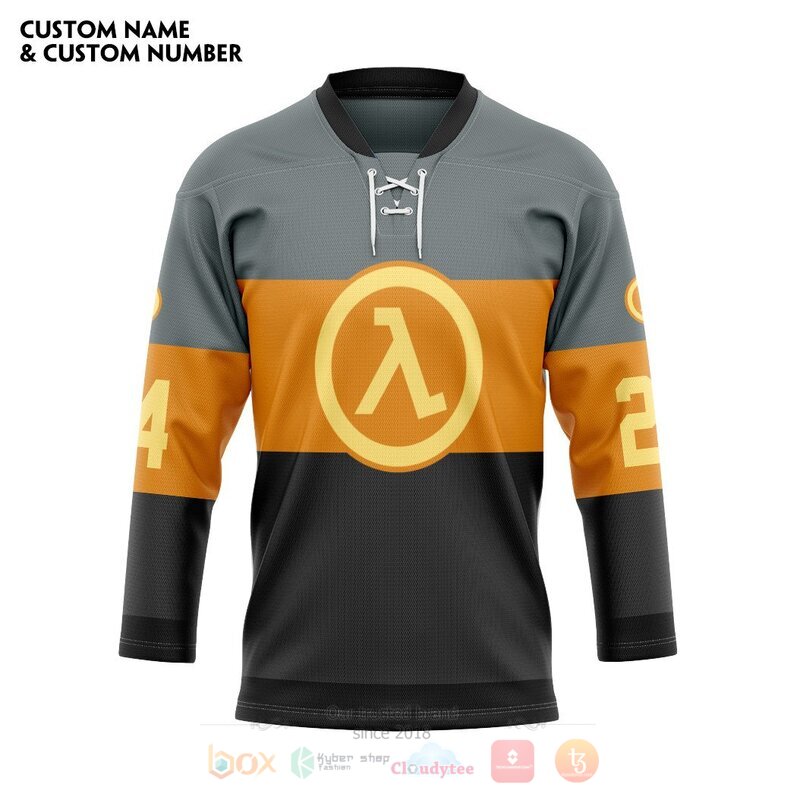 Half Life Custom Hockey Jersey