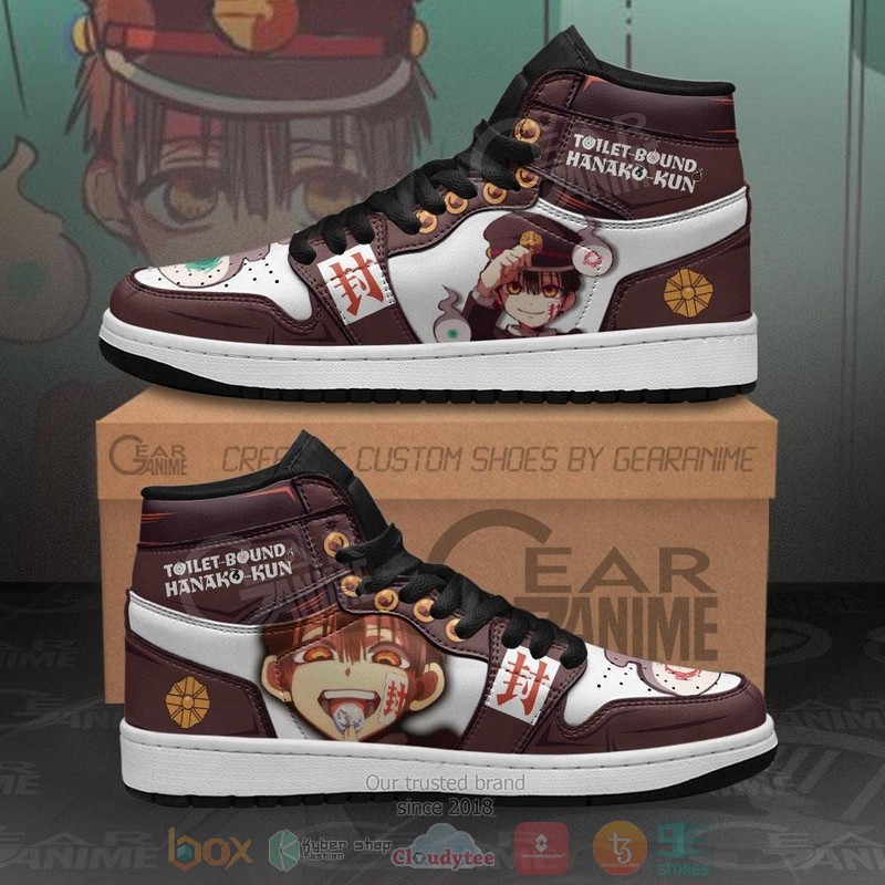 Hanako Anime Toilet-bound Hanako-kun Air Jordan high top Sneaker Shoes 8 Hanako Anime Toilet bound Hanako kun Air Jordan high top shoes