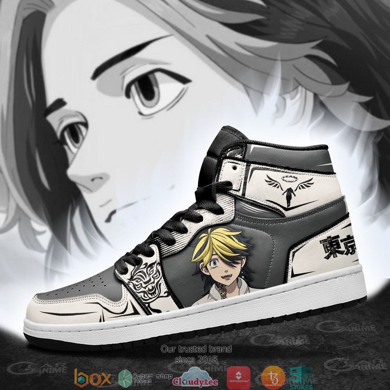 Hanemiya Kazutora Anime Tokyo Revengers Air Jordan High top shoes 4 Hanemiya Kazutora Anime Tokyo Revengers Air Jordan High top shoes 1 2 3
