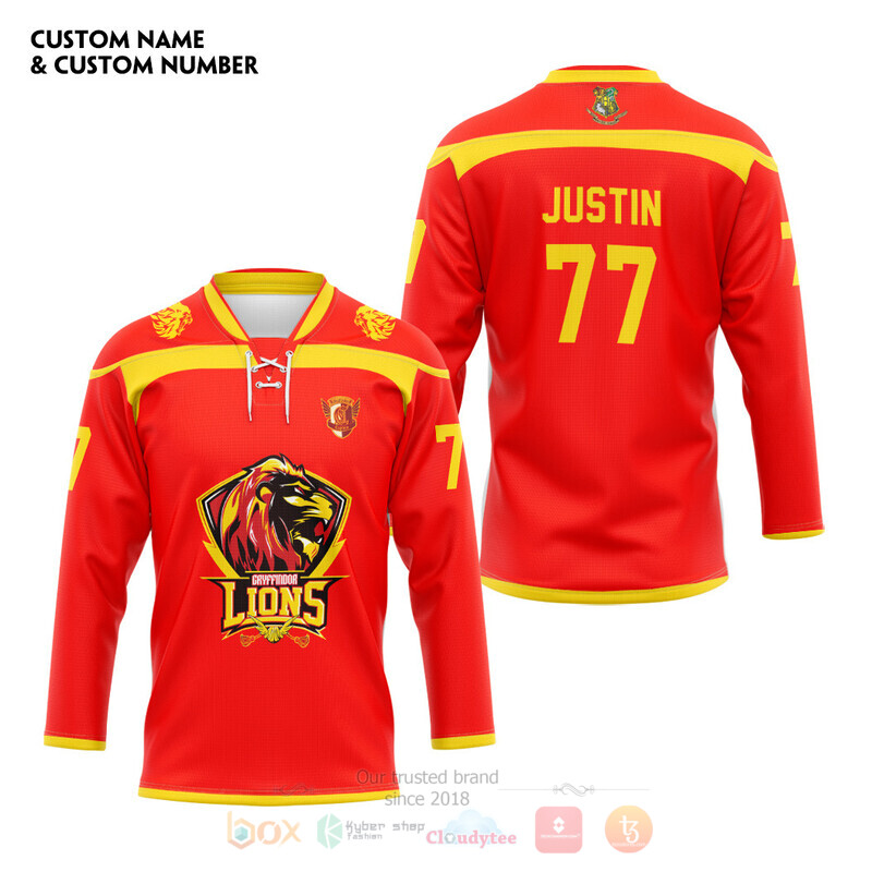 Harry Potter Gry Hockey Team Custom Hockey Jersey 3 Harry Potter Gry Hockey Team Custom Hockey Jersey 1 2