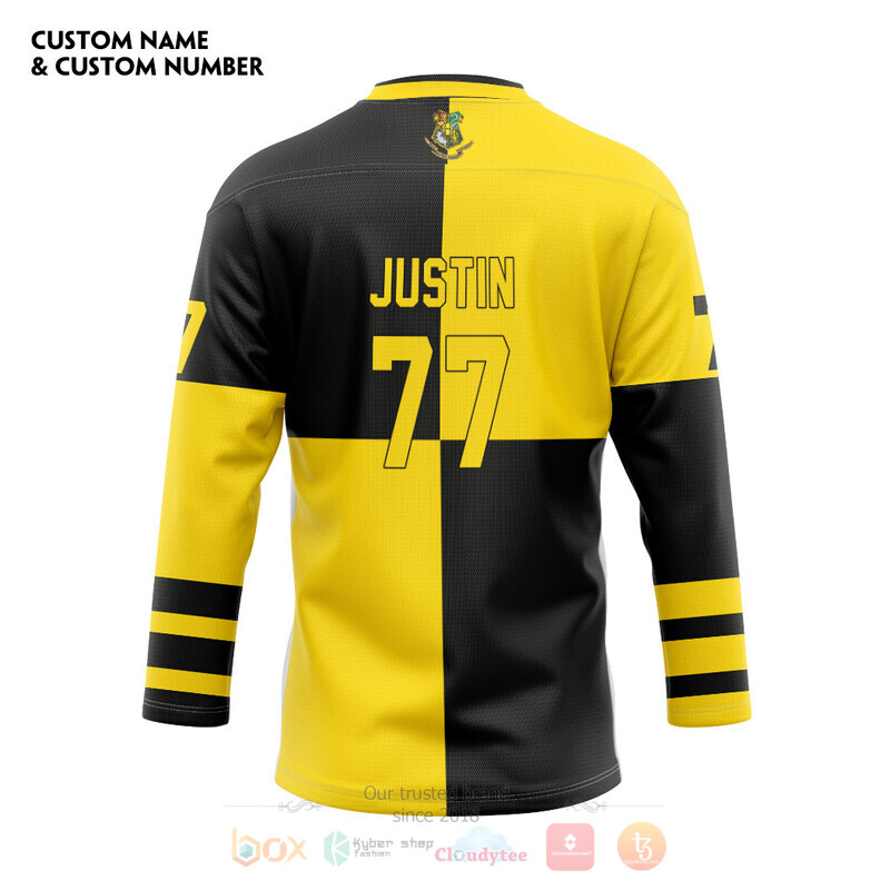 Harry Potter Huff Hockey Team Custom Hockey Jersey 2 Harry Potter Huff Hockey Team Custom Hockey Jersey 1