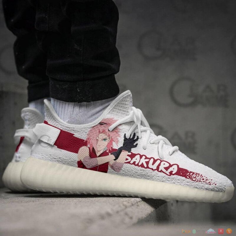 Haruno Sakura Anime yeezy shoes 3 Haruno Sakura Anime yeezy sneaker 1 2