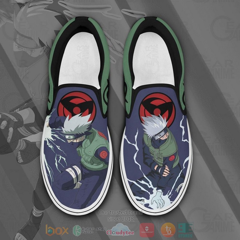 Hatake Kakashi Canvas Anime Slip On Shoes