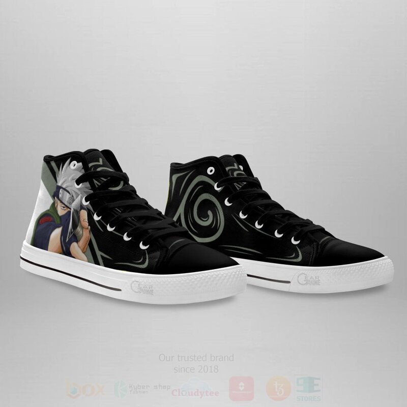 Hatake Kakashi Custom Anime High Top Shoes 1