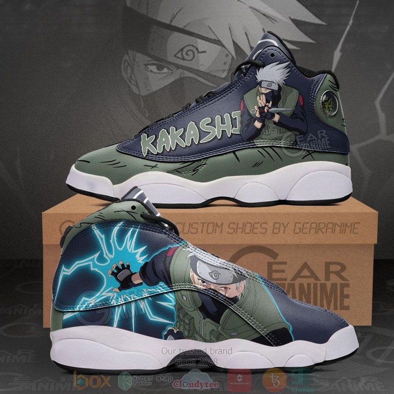 Hatake Kakashi Jounin Naruto Anime Air Jordan 13 Shoes