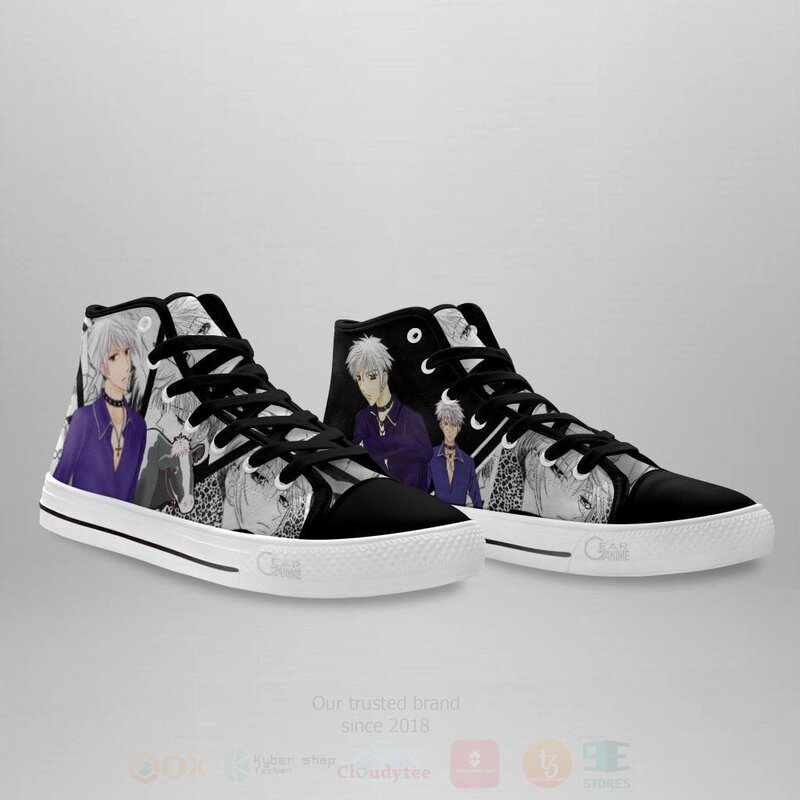 BEST Hatsuharu Sohma Custom Manga Anime Fruits Basket High Top Canvas Sneakers 3 Hatsuharu Sohma Custom Manga Anime Fruits Basket High Top Shoes 1 2
