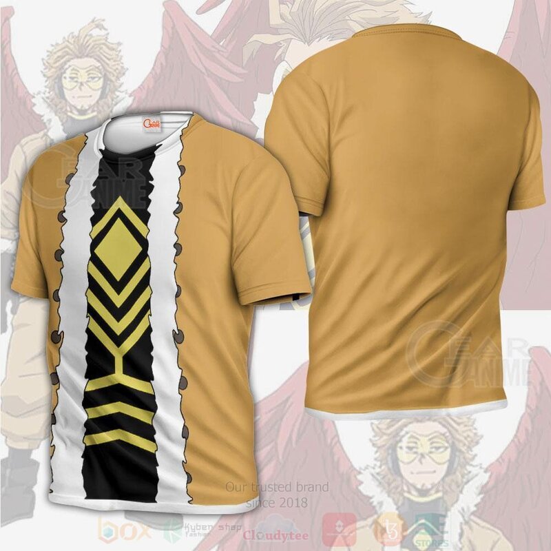 BEST Hawks My Hero Academia Keigo Takami Cosplay Costumes Anime 3D Hoodie, T-Shirt 3 Hawks My Hero Academia Keigo Takami Cosplay Costumes Anime 3D Hoodie Shirt 1 2