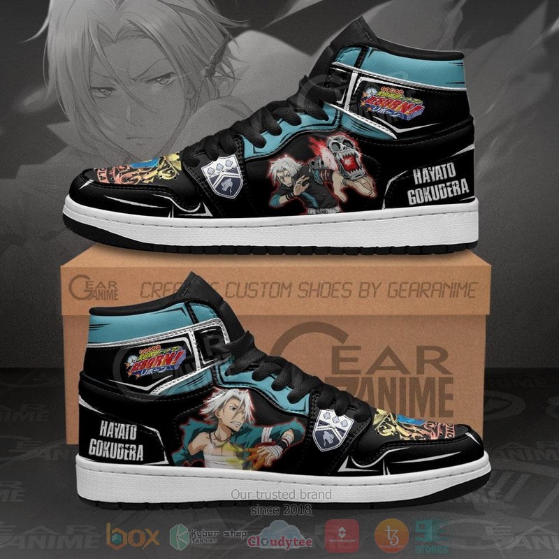 Hayato Gokudera Hitman Reborn Anime Air Jordan high top shoes