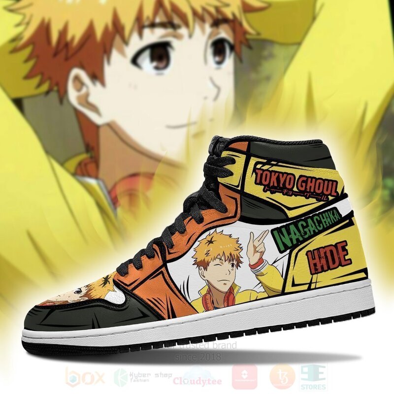 Hideyoshi Hide Custom Tokyo Ghoul Anime Air Jordan High Top Shoes 1 2