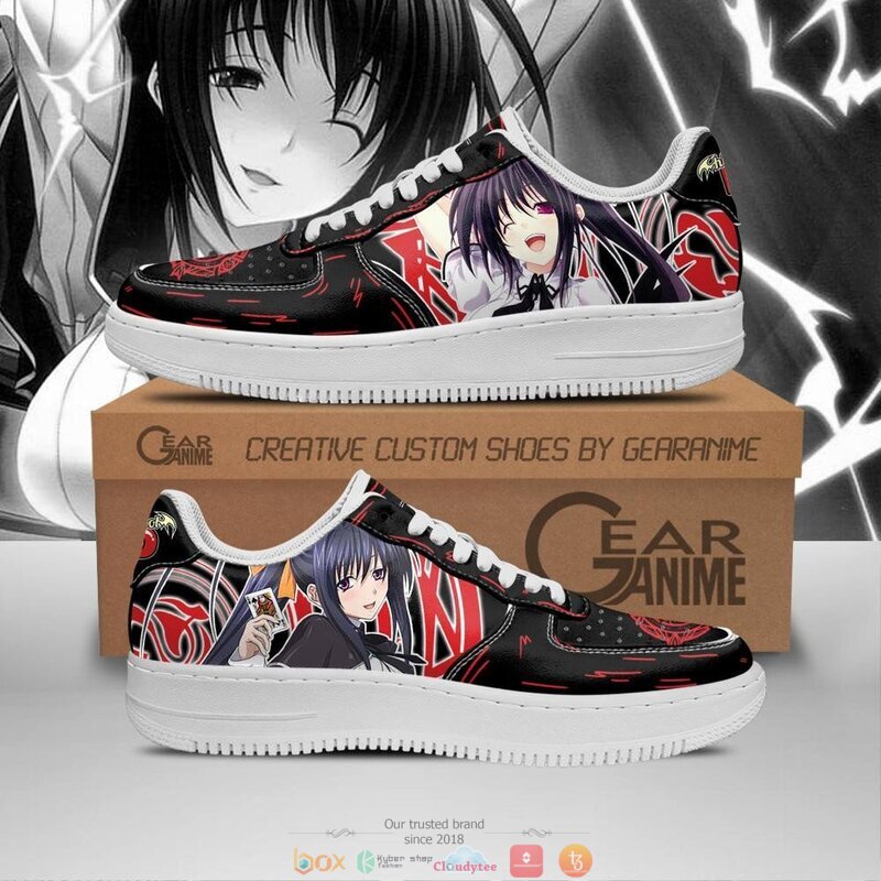 High School DxD Akeno Anime Nike Air Force Sneaker 1 High School DxD Akeno Anime Nike Air Force shoes