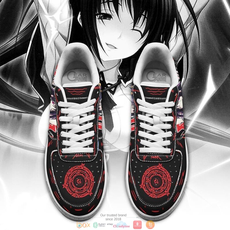 High School DxD Akeno Anime Nike Air Force Sneaker 2 High School DxD Akeno Anime Nike Air Force shoes 1