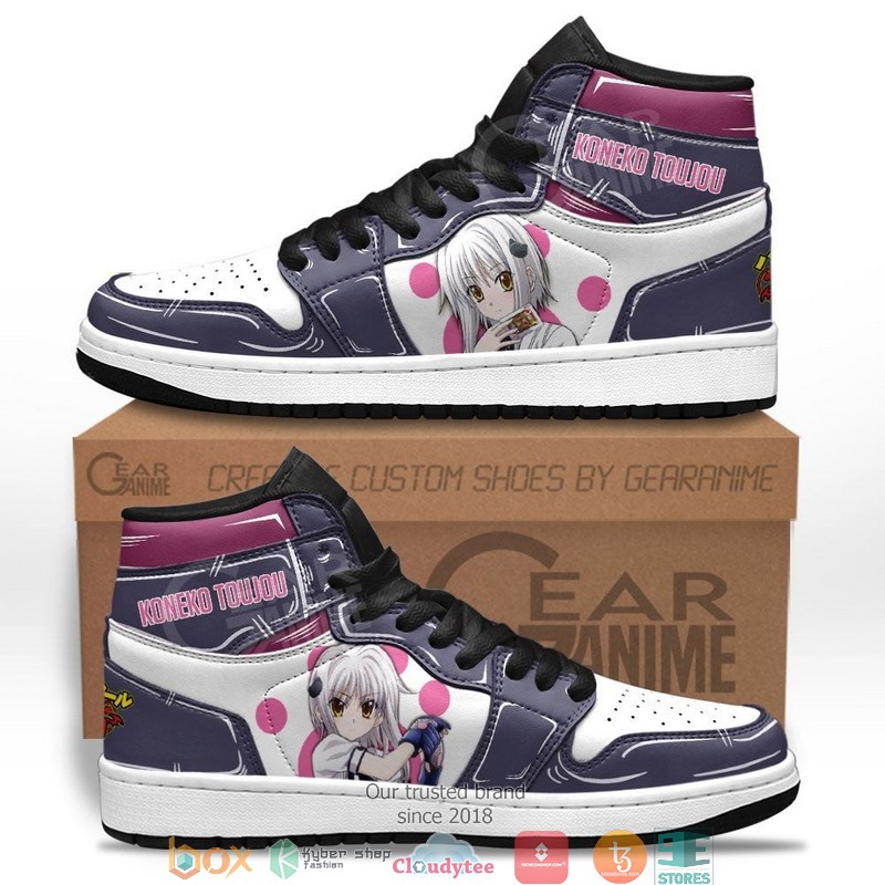 High School DxD Koneko Toujou Anime Air Jordan High top shoes