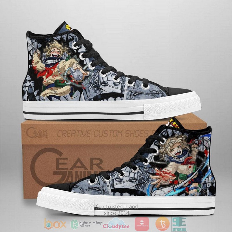 Himiko Toga My Hero Academia High Top Canvas Shoes