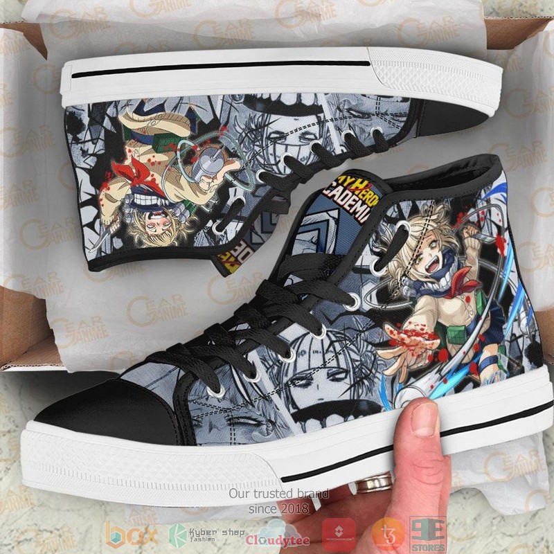 Himiko Toga My Hero Academia High Top Canvas Shoes 1
