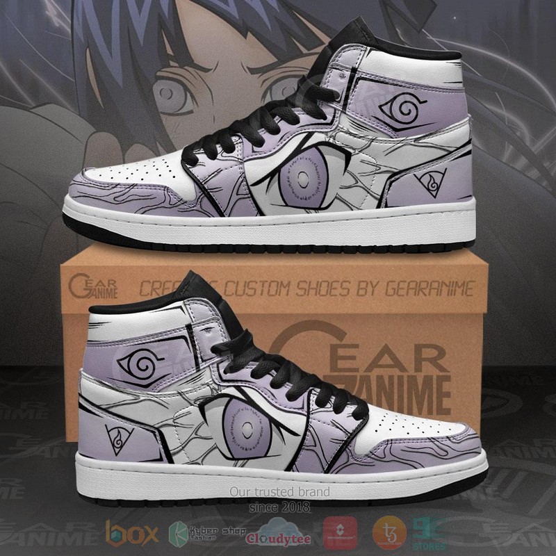 Hinata Byakugan Eyes Anime Air Jordan high top shoes