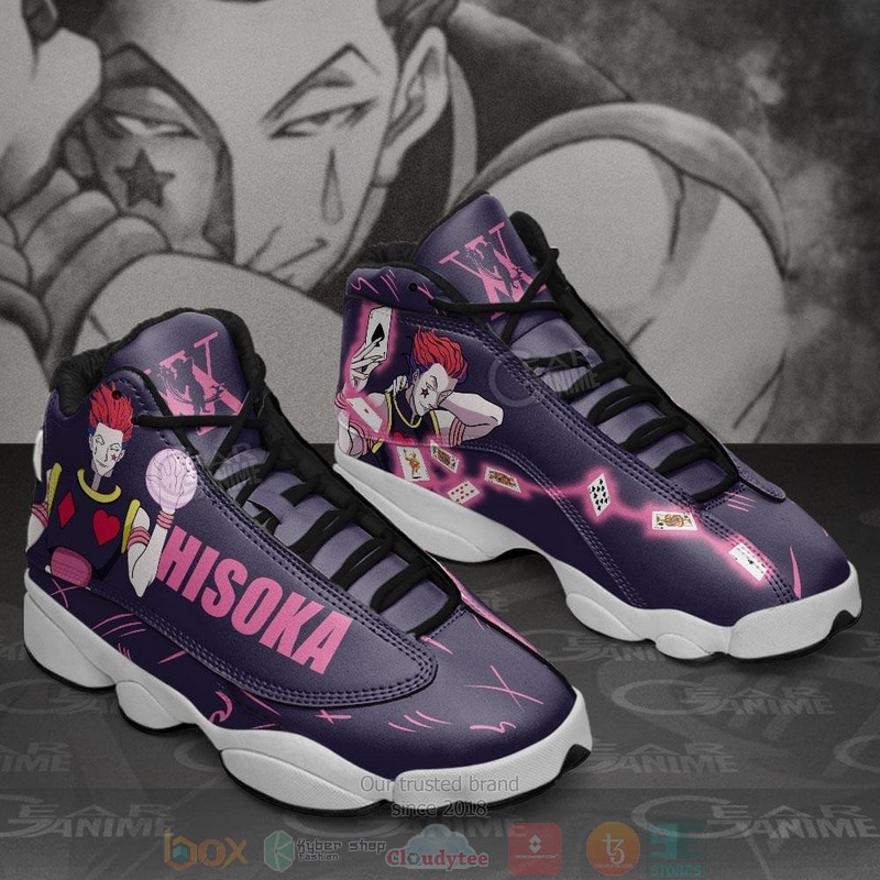 Hisoka Anime Hunter X Hunter Air Jordan 13 Sneaker Shoes 2 Hisoka Anime Hunter X Hunter Air Jordan 13 Shoes 1