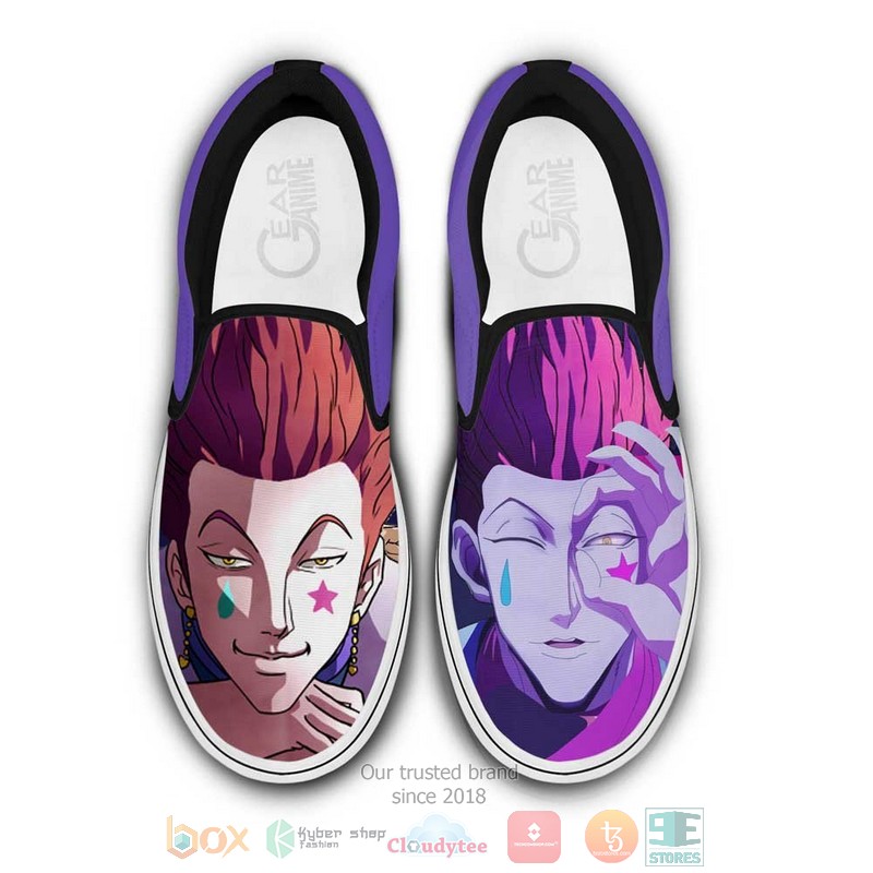 Hisoka Anime Hunter x Hunter Slip On Shoes