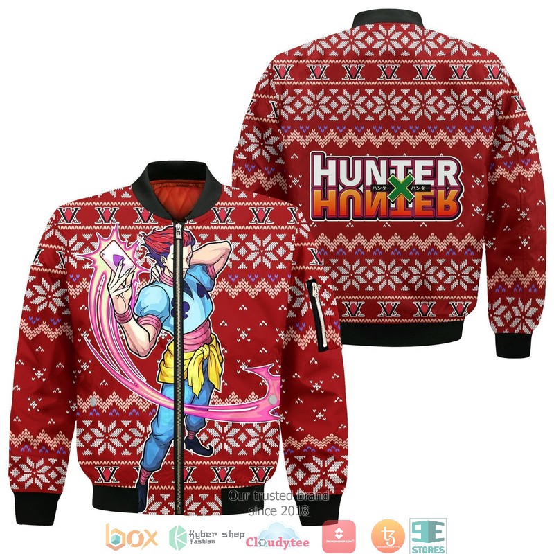 Hisoka Hunter X Hunter Xmas 3d shirt, hoodie 4 Hisoka Hunter X Hunter Xmas 3d shirt hoodie 1 2 3