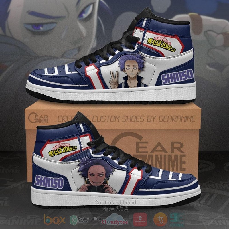 Hitoshi Shinso My Hero Academia Anime Air Jordan high top shoes