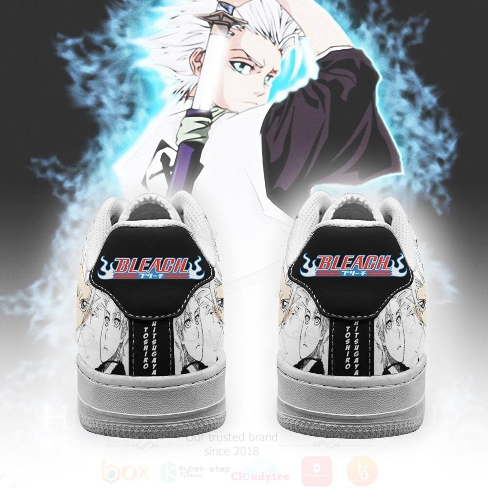 BEST Hitsugaya Bleach Anime Nike Air Force Shoes 3 Hitsugaya Bleach Anime NAF Shoes 1 2