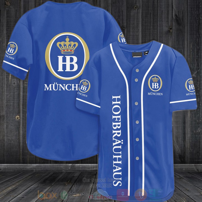 HOT Hofbrauhaus Munchen HB Baseball Jersey 1 Hofbrauhaus Munchen HB Baseball Jersey