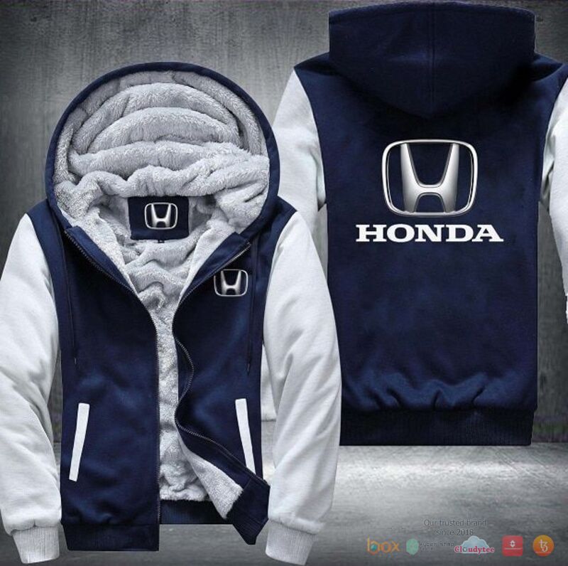 Honda Fleece Hoodie Jacket 3 Honda Fleece Hoodie Jacket 1 2