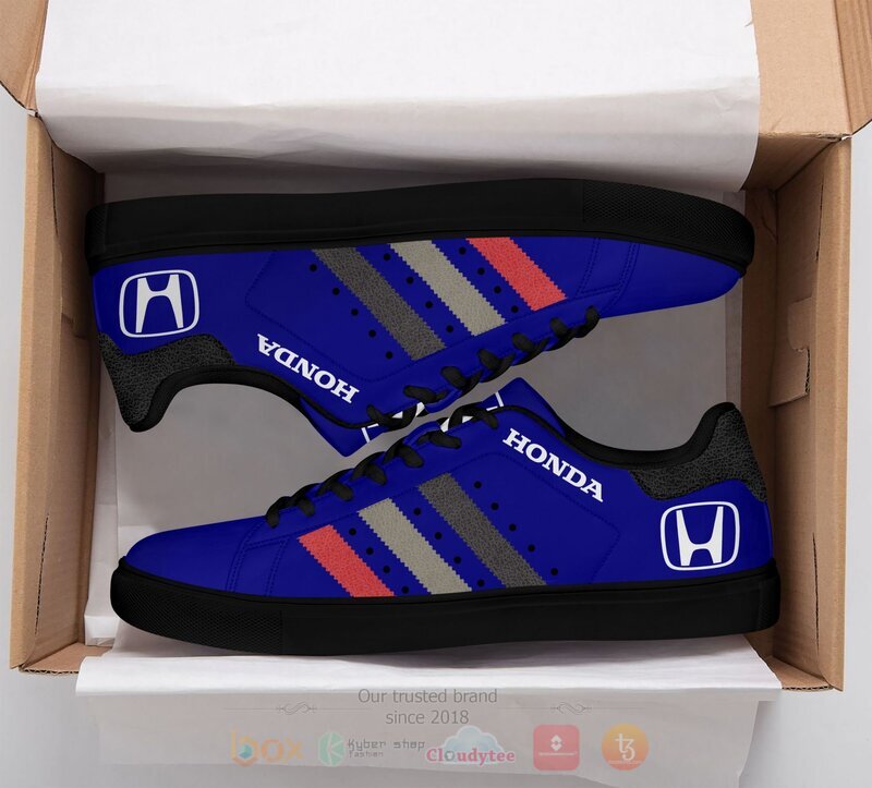 Honda Navy Blue Stan Smith low top shoes