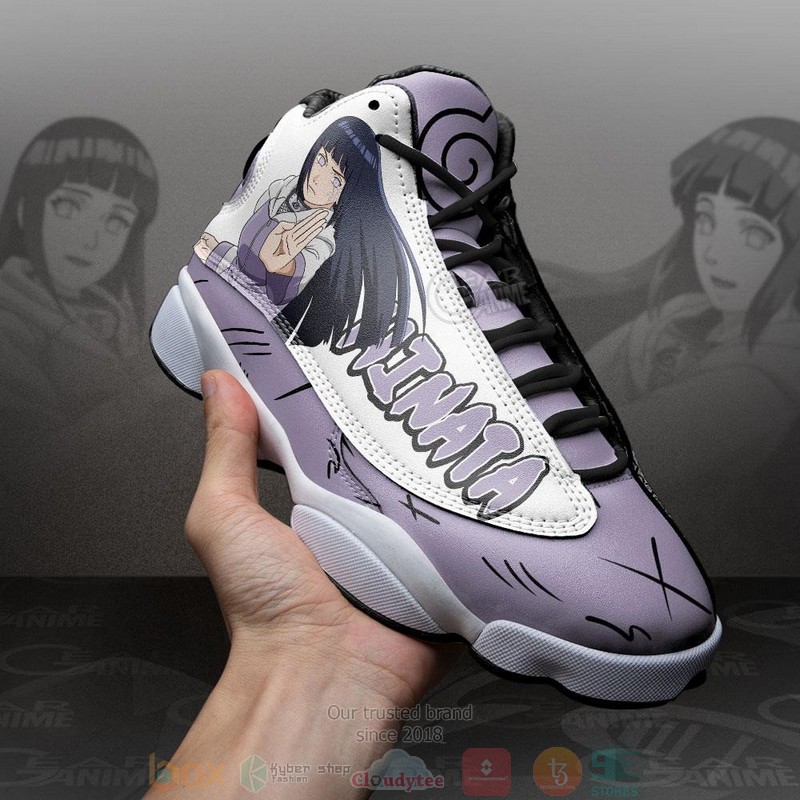 Hyuga Hinata Anime Air Jordan 13 Sneaker Shoes 3 Hyuga Hinata Anime Air Jordan 13 Shoes 1 2